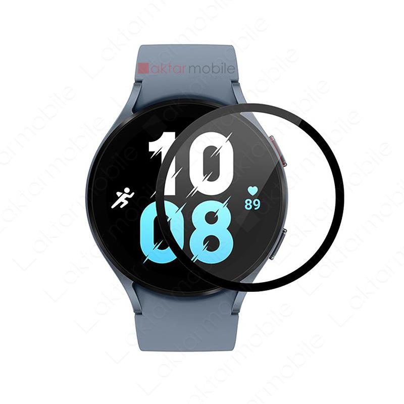 Samsung Galaxy Watch 5 40 mm uyumlu Ekran Koruyucu 3D Tam Kapatan Kavisli PPMA Nano Cam Tam Uyumlu