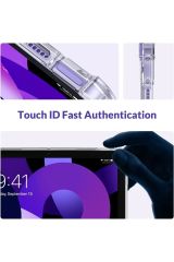 Apple iPad 5. Nesil 2022 10.9'' uyumlu Şeffaf Silikon Kılıf Anti Shock Koruyucu Kapak Darbe Emici