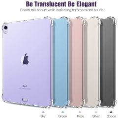 Apple iPad 5. Nesil 2022 10.9'' uyumlu Şeffaf Silikon Kılıf Anti Shock Koruyucu Kapak Darbe Emici