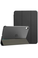 Apple iPad 10. Nesil 2022 10.9'' Kılıf Standlı Flip Smart Akıllı Kapak Uyku Modlu Tablet Kılıfı Siyah