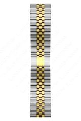 Apple Watch 8 45 mm uyumlu Metal Kordon Rolex Style Kayış Jubilee Bilezik