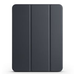 iPad Pro 11 M4 2024 uyumlu Kapaklı Kılıf Kalem Bölmeli Standlı Flip Smart Akıllı Kapak Uyku Modlu Siyah