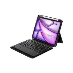 iPad Air 11 M2 2024 Air 6. Nesil Uyumlu Klavyeli Kılıf Standlı Bluetooth Klavye Trackpad Keyboard