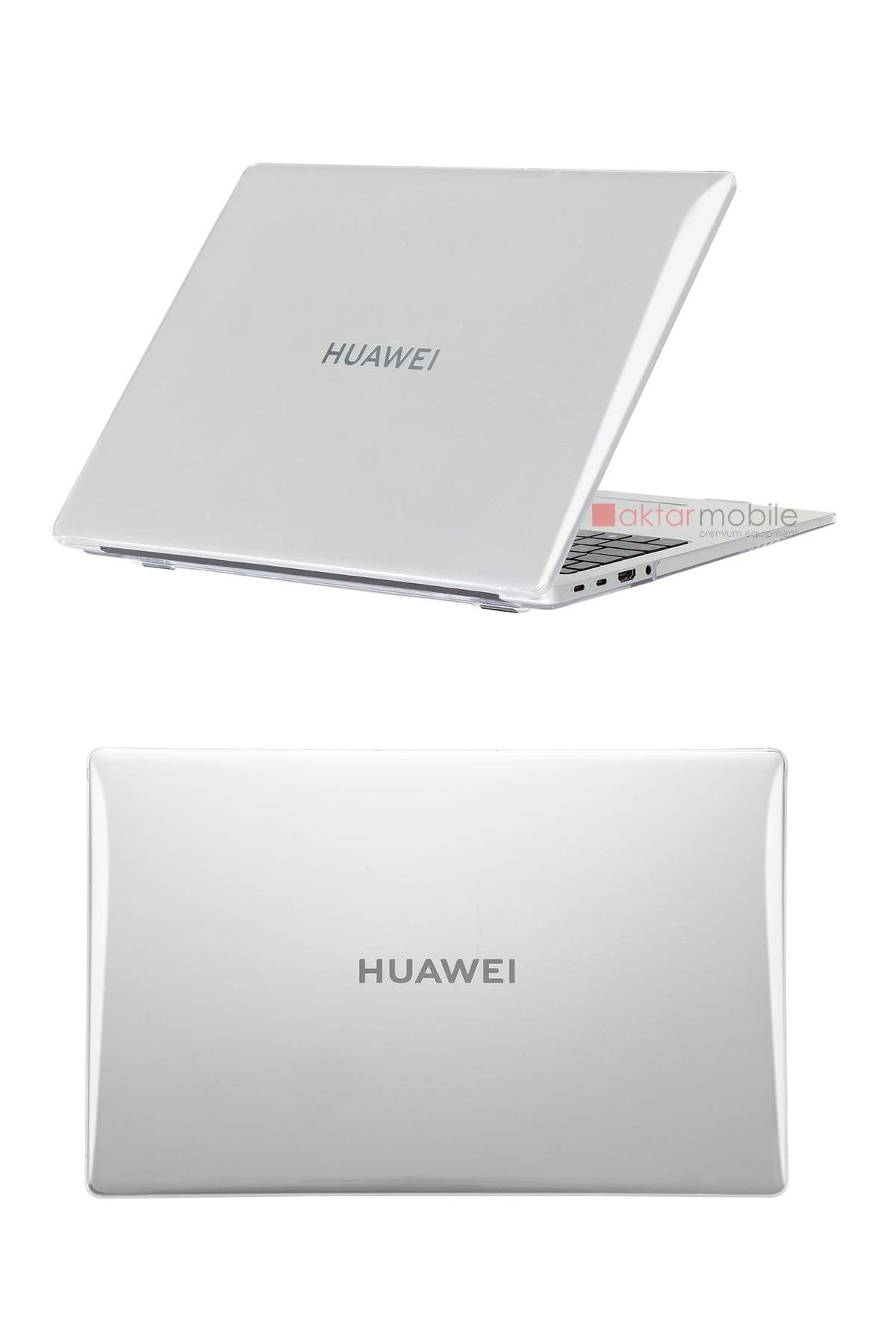 Huawei Matebook D16 2023 uyumlu Kılıf Koruyucu Kapak Parlak Şeffaf Tasarım Hava Kanallı Tam Koruma
