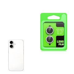 iPhone 17 Uyumlu Kamera Lens Koruyucu Temperli Cam Tam Koruma