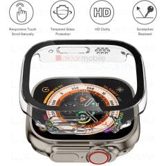 Apple Watch Ultra 49 mm uyumlu Ekran Koruyucu Kasa Koruma Full Body Tüm Gövde Koruyucu Tam Koruma