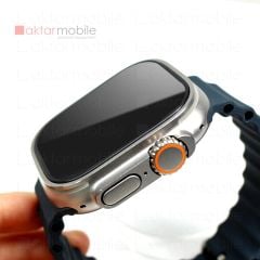 Apple Watch Ultra 49 mm uyumlu Ekran Koruyucu 3D Tam Kapatan Kavisli PPMA Nano Cam Tam Uyum