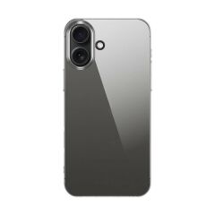 iPhone 16 Plus uyumlu Şeffaf Kılıf Kamera Çıkıntılı Sararmayan Sert PC Slim Kapak