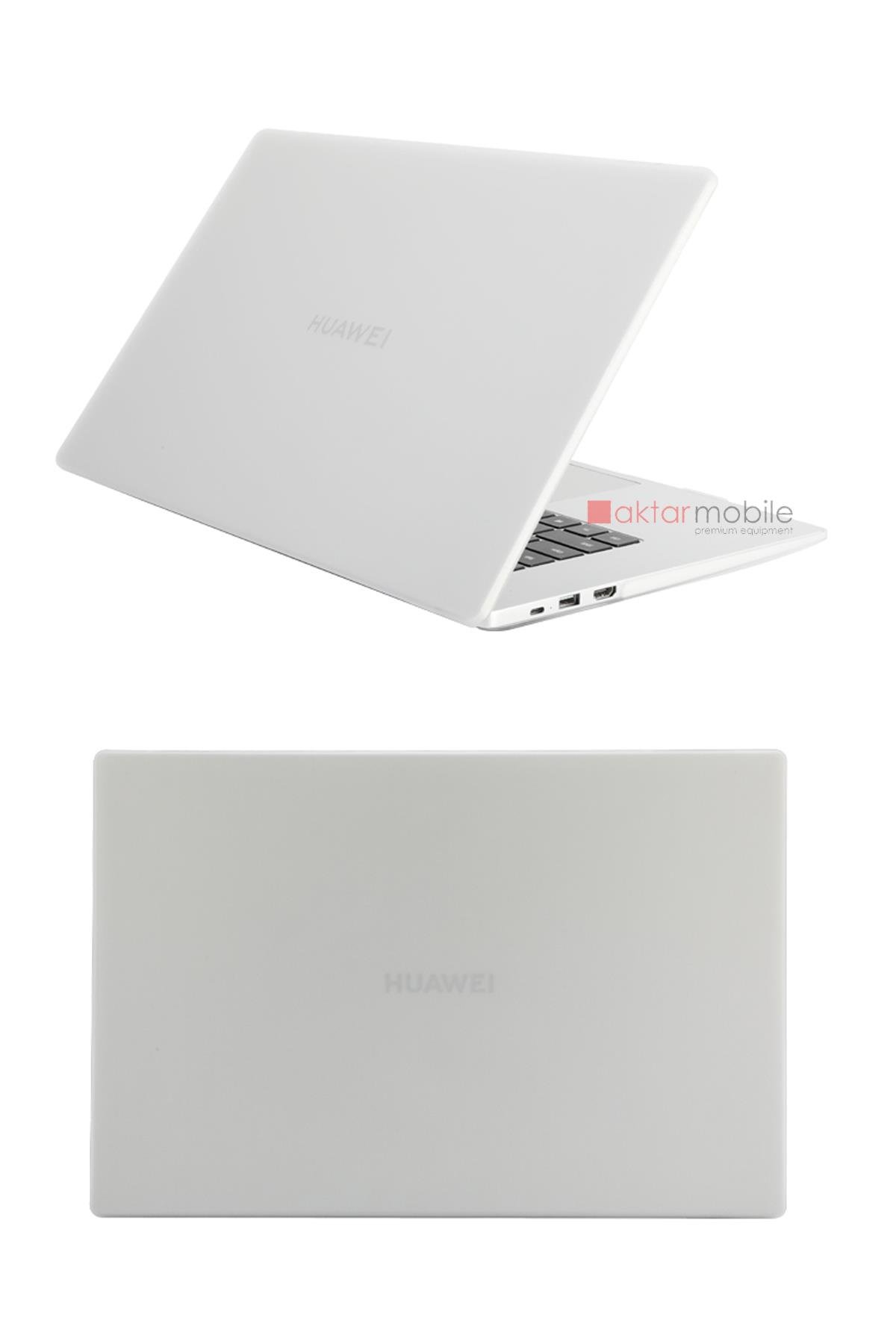 Huawei Matebook D16 2022 uyumlu Kılıf Koruyucu Kapak Mat Şeffaf Tasarım Hava Kanallı Tam Koruma