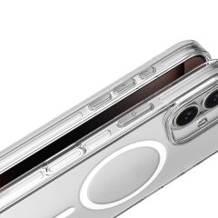 iPhone 16 uyumlu Şeffaf Kılıf Magsafe Silikon Kapak Kamera Çıkıntılı Darbe Emici Üstün Koruma