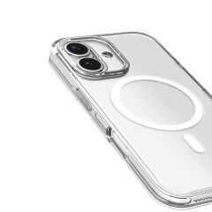 iPhone 16 uyumlu Şeffaf Kılıf Magsafe Silikon Kapak Kamera Çıkıntılı Darbe Emici Üstün Koruma