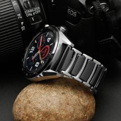 Xiaomi Mi Watch Uyumlu Seramik Metal Kordon Seramik Metal Kayış