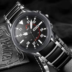 Xiaomi Mi Watch Uyumlu Seramik Metal Kordon Seramik Metal Kayış