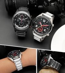 Xiaomi Mi Watch Uyumlu Seramik Metal Kordon Seramik Metal Kayış