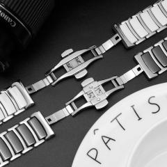 Xiaomi Mi Watch Uyumlu Seramik Metal Kordon Seramik Metal Kayış