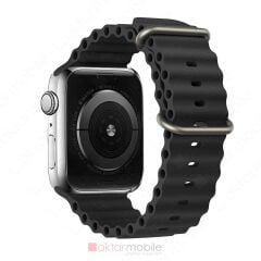 Apple Watch 10 42 mm uyumlu Silikon Ocean Kordon Spor Kayış