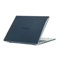 Huawei Matebook D16 2023 uyumlu Kılıf Koruyucu Kapak Parlak Şeffaf Tasarım Hava Kanallı Tam Koruma Lacivert