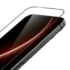 iPhone 17 Pro Max uyumlu Anti-Dust Premium Ekran Koruyucu Ahize Toz Önleyici Temperli Cam Koruma