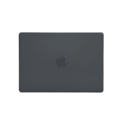 MacBook Air 13 2020 A2179 uyumlu Kılıf Koruyucu Kapak Karbon Fiber Desenli Transpan Tasarım 13.3'' Siyah