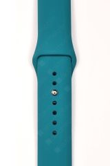 Amazfit GTS 2 Mini 40 mm Uyumlu Silikon Kordon Premium Spor Kayış Jel Silikon Spor Kordon Petrol Mavi