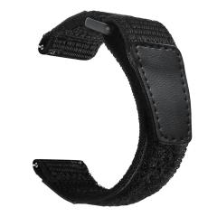 Amazfit GTR 3 / GTR 3 Pro Uyumlu Spor Örgü Kordon Hasır Kumaş Cırtlı Kayış Velcro