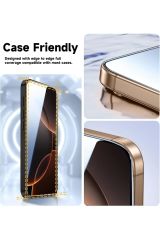 iPhone 16 Pro Ekran Koruyucu & Kolay Kurulum Aparatı 9H Temperli Cam Üstün Koruma