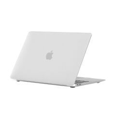 MacBook Pro 13 M2 2022 A2686 uyumlu Kılıf Koruyucu Kapak Karbon Fiber Desenli Transpan Tasarım 13.3''