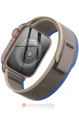Apple Watch 10 42 mm uyumlu Trail Loop Kordon Naylon Örgü Kayış
