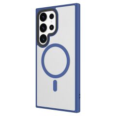 Galaxy S24 Ultra uyumlu Kılıf MagSafe Özellikli Kamera Çıkıntılı Darbe Emici Kapak