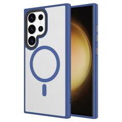 Galaxy S24 Ultra uyumlu Kılıf MagSafe Özellikli Kamera Çıkıntılı Darbe Emici Kapak