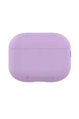 Airpods Pro 2. Nesil Tam Uyumlu Kılıf Hoparlör ve Mikrofon Delikli Silikon Kapak Yumuşak Dokulu Lila