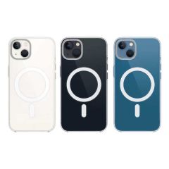 Apple iPhone 14 Kılıf Wiwu Magnetic Crystal Sert PC Kapak