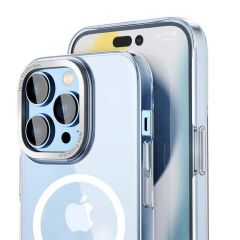 Apple iPhone 14 Kılıf Wiwu Magnetic Crystal Sert PC Kapak