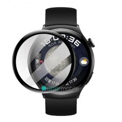 Huawei Watch 4 uyumlu Ekran Koruyucu 3D Tam Kapatan Kavisli PPMA Nano Cam