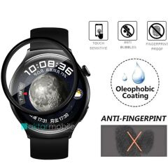 Huawei Watch 4 uyumlu Ekran Koruyucu 3D Tam Kapatan Kavisli PPMA Nano Cam