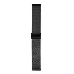 Amazfit GTR 3 / GTR 3 Pro Uyumlu Hasır Metal Kordon Klipsli Tel Örgü Kayış