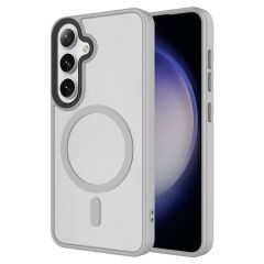 Galaxy S24 Plus uyumlu Kılıf MagSafe Özellikli Kamera Çıkıntılı Darbe Emici Kapak