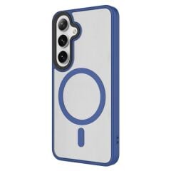 Galaxy S24 Plus uyumlu Kılıf MagSafe Özellikli Kamera Çıkıntılı Darbe Emici Kapak