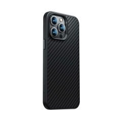 Apple iPhone 14 Pro Kılıf Karbon Fiber Benks Civilian Aramid Protective Kapak Siyah