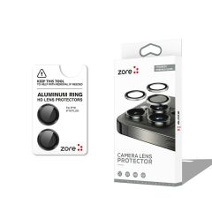 iPhone 16 Plus Uyumlu Premium Safir Kamera Lens Koruyucu Anti-Reftective Tam Koruma Temperli Cam