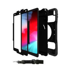 iPad 8. Nesil 2020 10.2'' uyumlu Kılıf Kalem ve Airtag Bölmeli Ultra Üstün Koruma Standlı Defender