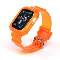 Apple Watch Silikon Kordon Renkli Şeffaf Spor Kayış - 6 Renk