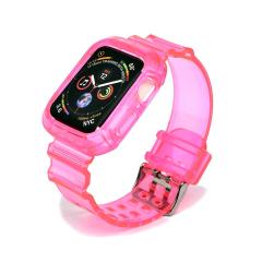 Apple Watch Silikon Kordon Renkli Şeffaf Spor Kayış - 6 Renk