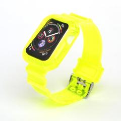 Apple Watch Silikon Kordon Renkli Şeffaf Spor Kayış - 6 Renk