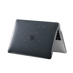 MacBook Pro 13 M2 2022 Kılıf Koruyucu Kapak 13.3'' Uyumlu Parıltılı Tasarım Hava Kanallı