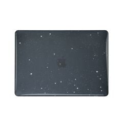 MacBook Pro 13 M2 2022 Kılıf Koruyucu Kapak 13.3'' Uyumlu Parıltılı Tasarım Hava Kanallı
