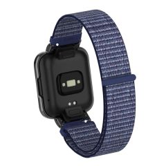 Xiaomi Mi Watch Lite uyumlu Spor Loop Kordon & Kasa Koruma 2 in 1 Hasır Örgü Cırtlı Kayış Velcro