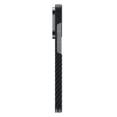Apple iPhone 14 Pro Max Kılıf Magsafe Şarj Özellikli Karbon Fiber Benks Montage ArmorAir Kevlar Kapak