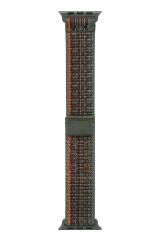 Apple Watch 6 5 4 3 2 1 SE 38 40 mm uyumlu Spor Loop Kordon Yeni Seri Naylon Örgü Kayış Cırt Cırtlı Haki