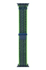 Apple Watch 7 8 9 41 mm uyumlu Spor Loop Kordon Yeni Seri Naylon Örgü Kayış Cırt Cırtlı